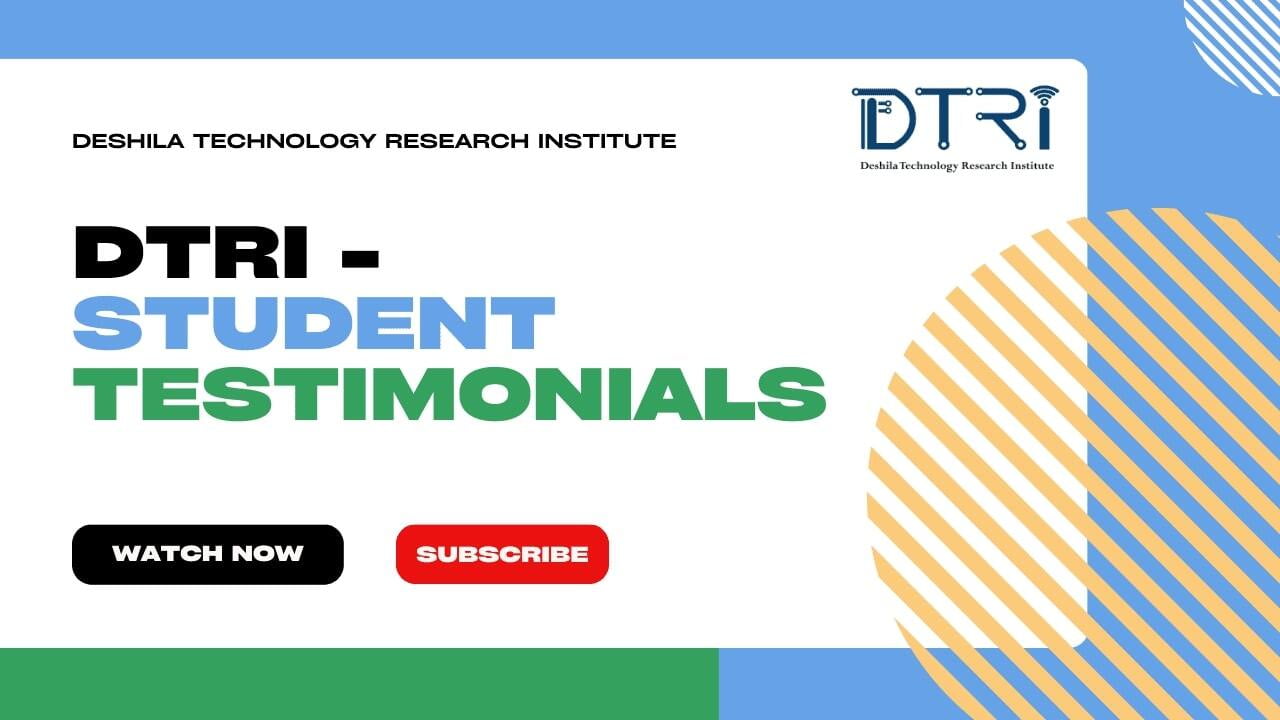 Youtube thumbnail - DTRI - Student testimonial